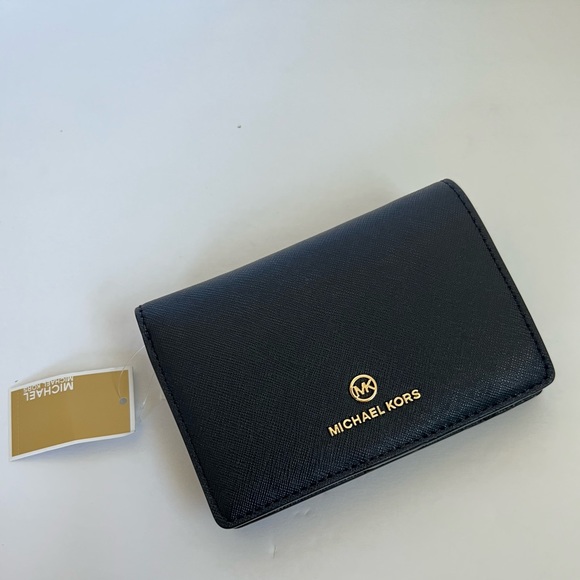 NWT MICHAEL KORS LEATHER MEDIUM SLIM WALLET - Picture 15 of 15